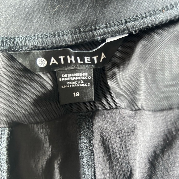 Athleta 2022 Straight Womens Size 18 Black Vienna Slim Pants V700026462 Pockets - Picture 7 of 8